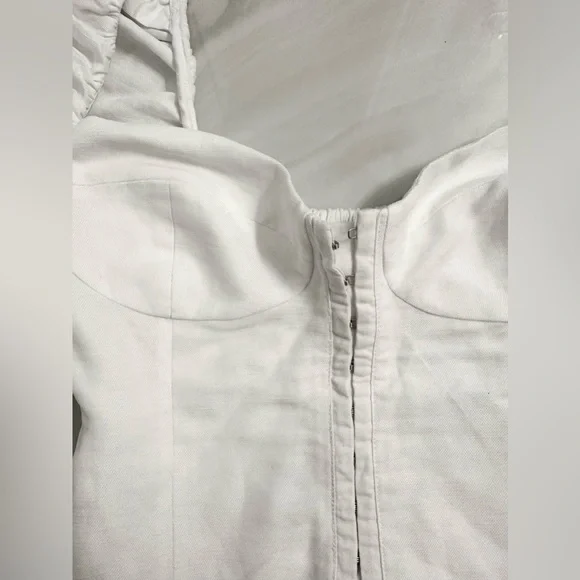 NWOT Wilfred White Muse Linen Blouse - Picture 7 of 9